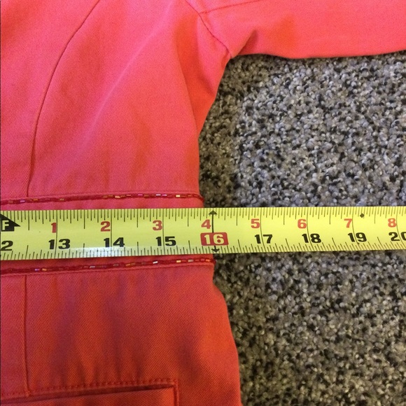 S Old Navy Maternity coral orange blazer - Picture 9 of 14